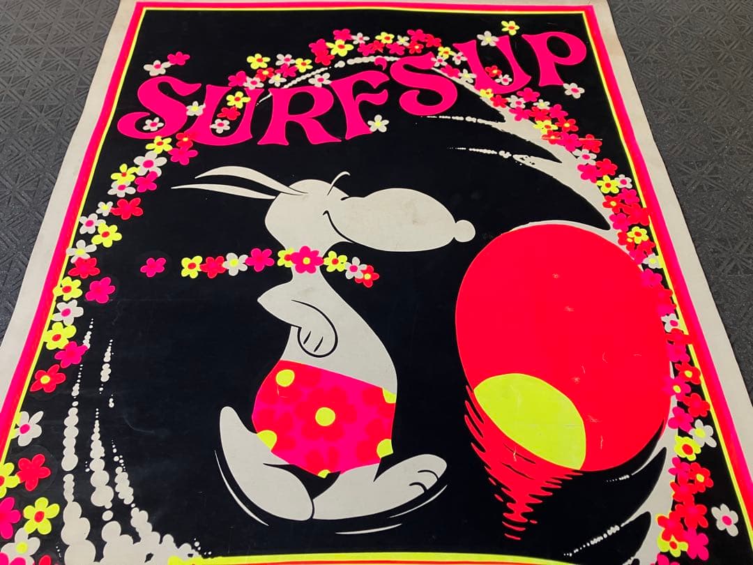 希少 当時物 スヌーピー vintage ビンテージ ポスター surfs up - メルカリ