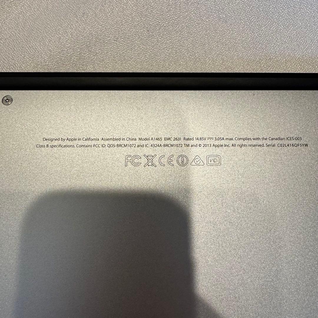 MacBook Air 1.7GHz i7 8GB 2013 11インチ