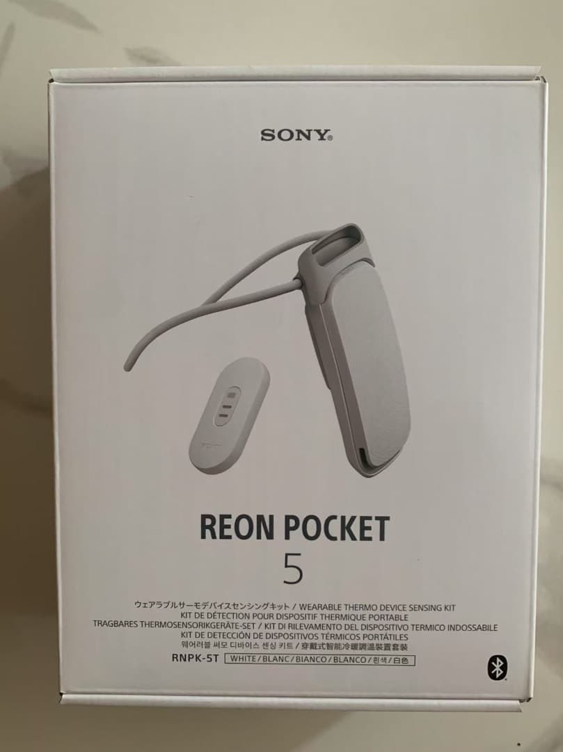 SONY REON POCKET 5 ウェアラブルサーモデバイス RNPK-5T ウェアラブルサーモデバイス センシングキット REON POCKET 4 （レオン