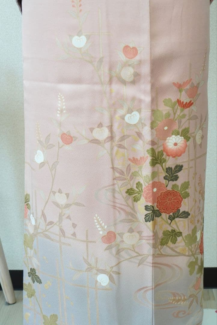 訪問着 4点フルセット a144 正絹 入学式 結婚式 七五三 お宮参り