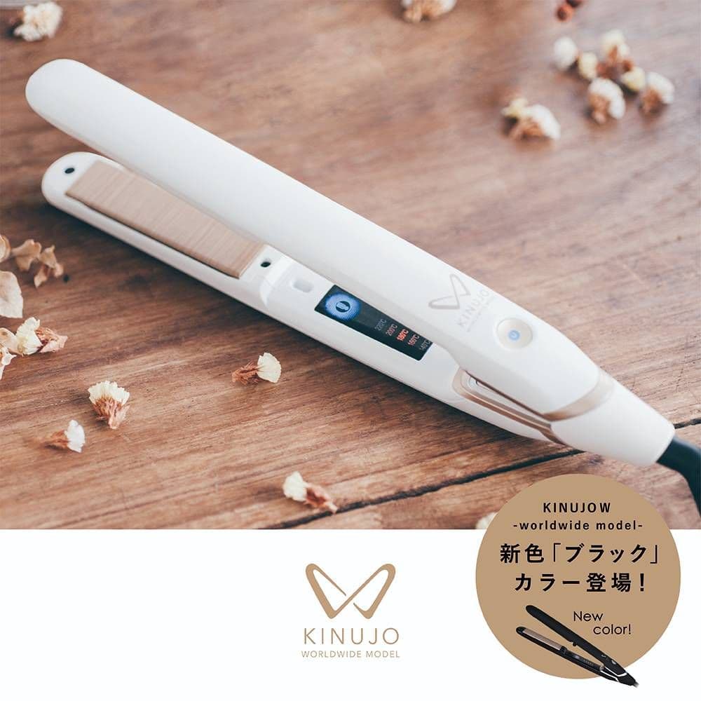 ☆新品未使用☆KINUJO 絹女 ストレートアイロン　ホワイト　DS100 KINUJO（絹女） 【正規品】KINUJO キヌージョ ストレートヘアアイロン