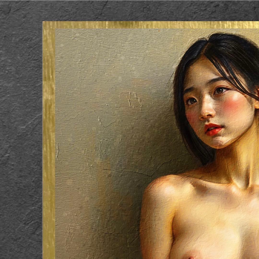 【最高傑作・裸婦画】肉体美を意識して描いた究極の一品・肖像画・絵画