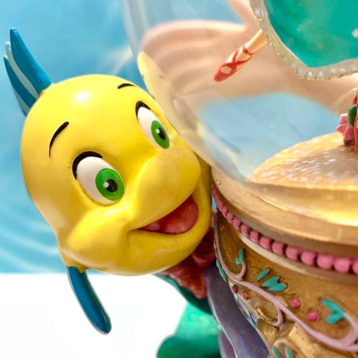 希少⭐︎ アリエル スノードーム 大 スノーグローブ オルゴール リトル