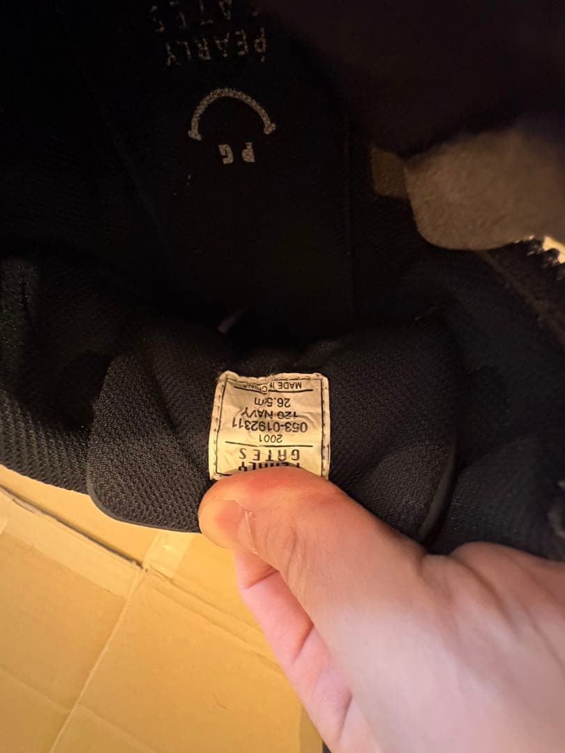 PEARLY GATES ハイカットシューズ ブラック　26.5cm 41