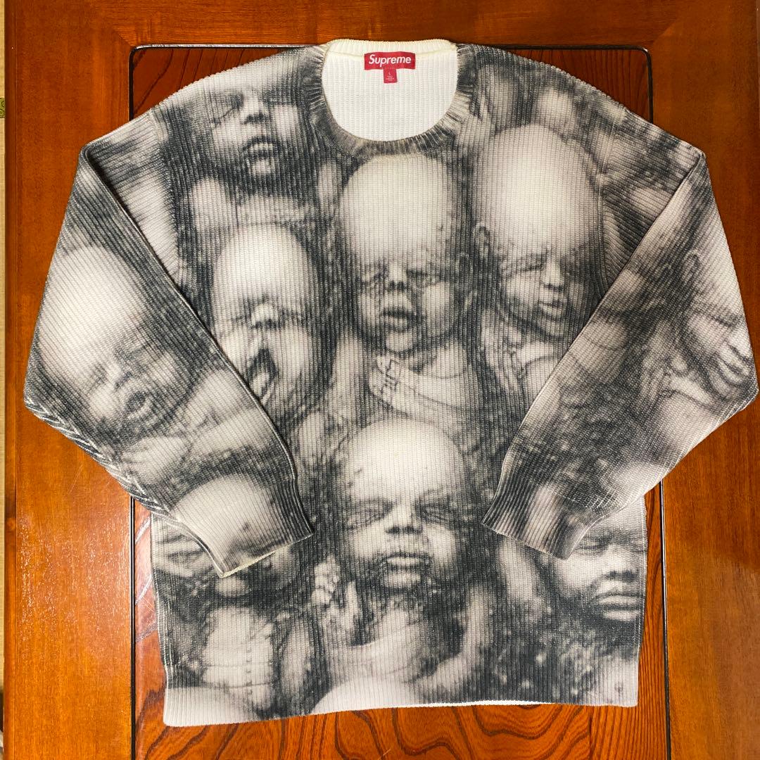 トップス Supreme H.R. Giger Sweater L supreme H.R. Giger Sweater SIZE L セーター - メルカリ