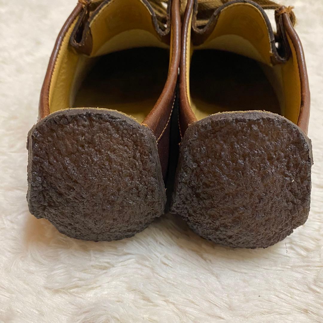 未使用級 クラークス ナタリー ダークブラウン クレープソール レザー