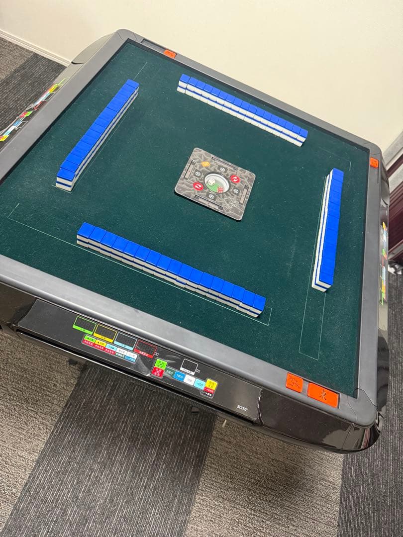 美品・高機能】全自動麻雀卓 点数表示機能付き 折りたたみ式 28mm牌