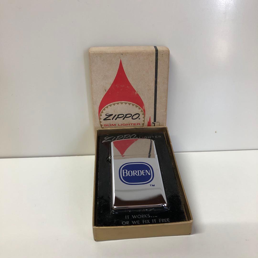 ヴィンテージ1971年スリムZIPPO BORDEN企業物ZIPPO - メルカリ