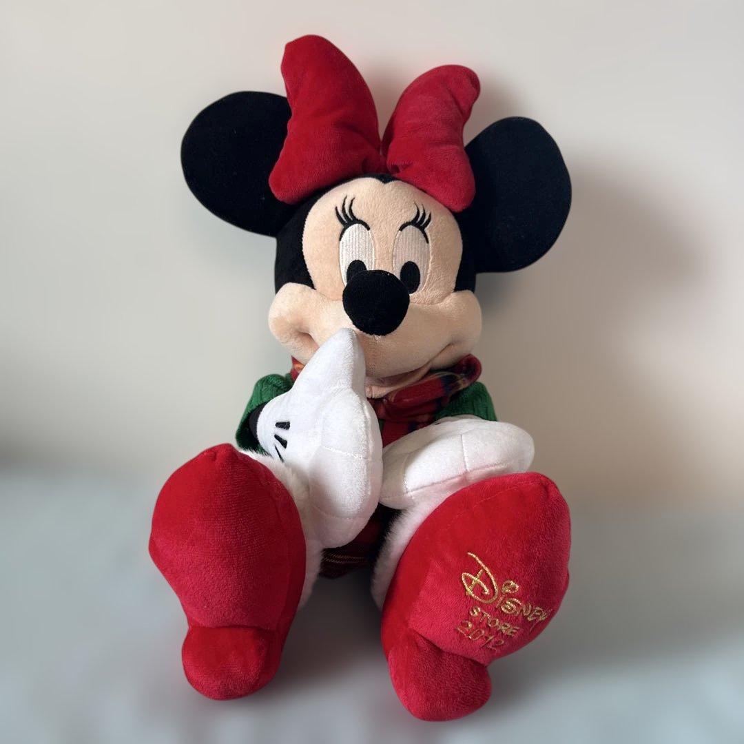 廃盤／限定品】ディズニーストア 2012 Xmas ミッキー&ミニーぬいぐるみ