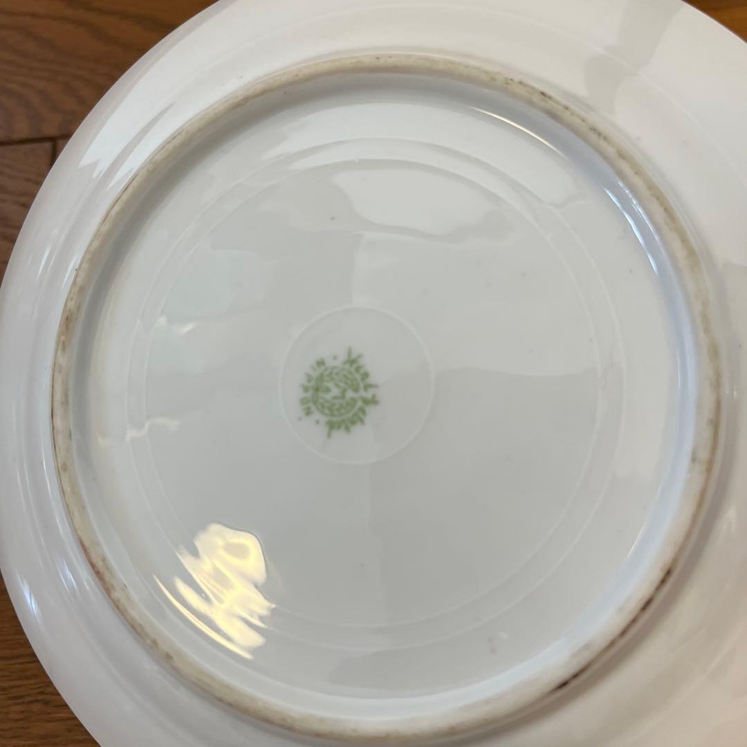 オールドノリタケ代表的な作品金盛りが豪華なプレート スワン湖畔M