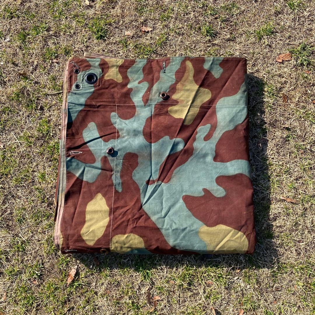 入手困難】イタリア軍幕 サンマルコ迷彩 1枚 ミリタリー テント