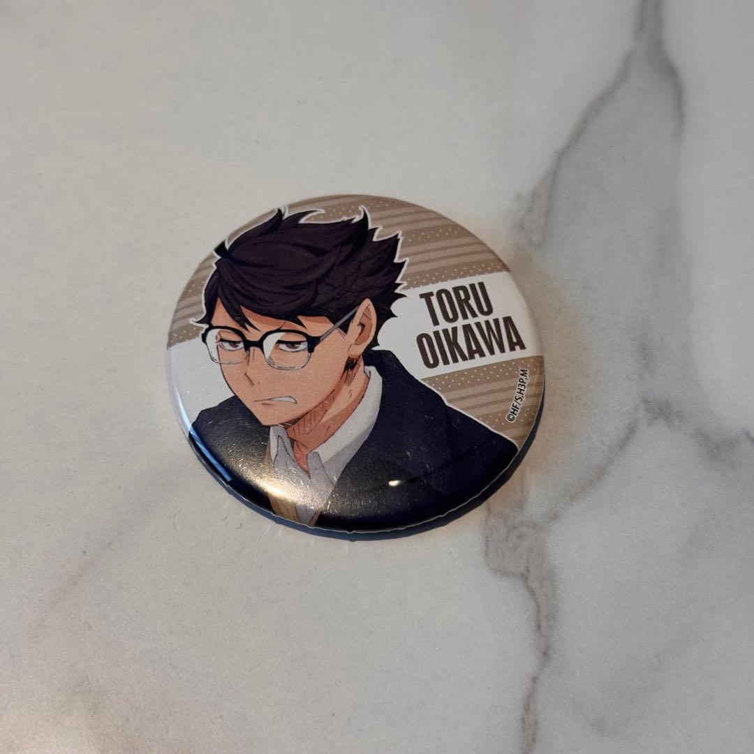 ハイキュー 及川徹 メガネ 缶バッジ - メルカリ