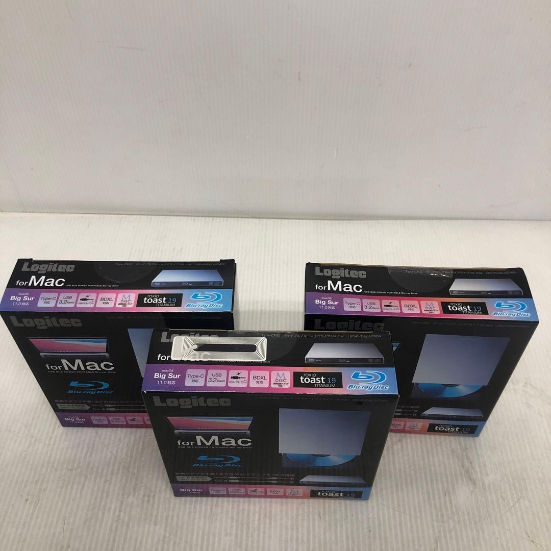 ロジテック　ブルーレイドライブ ブルーレイドライブ 外付け ポータブル ソフト無し USB-A / USB-C