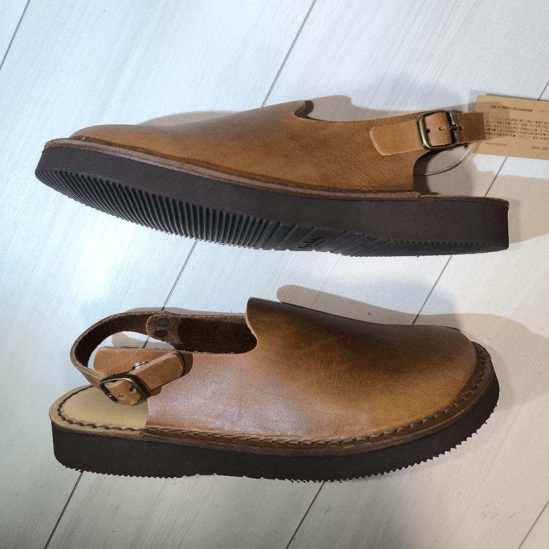 Organic Handloom サボ クロッグ レザーサンダル 23.0cm