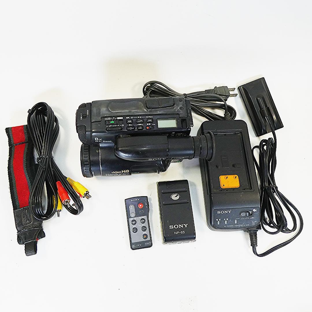 ソニーCCD-TR705 動作良好 VideoHi8ビデオカメラ DVD化に最適 - メルカリ