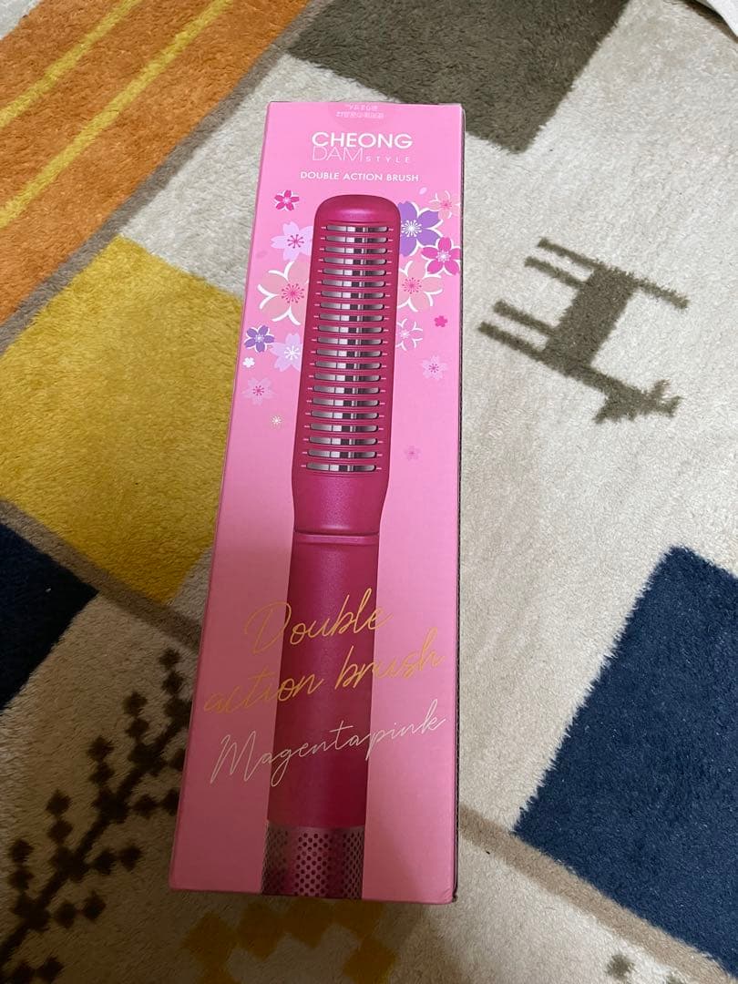 CHEONG チョンダムスタイル ダブルアクションヘアブラシ マゼンタ