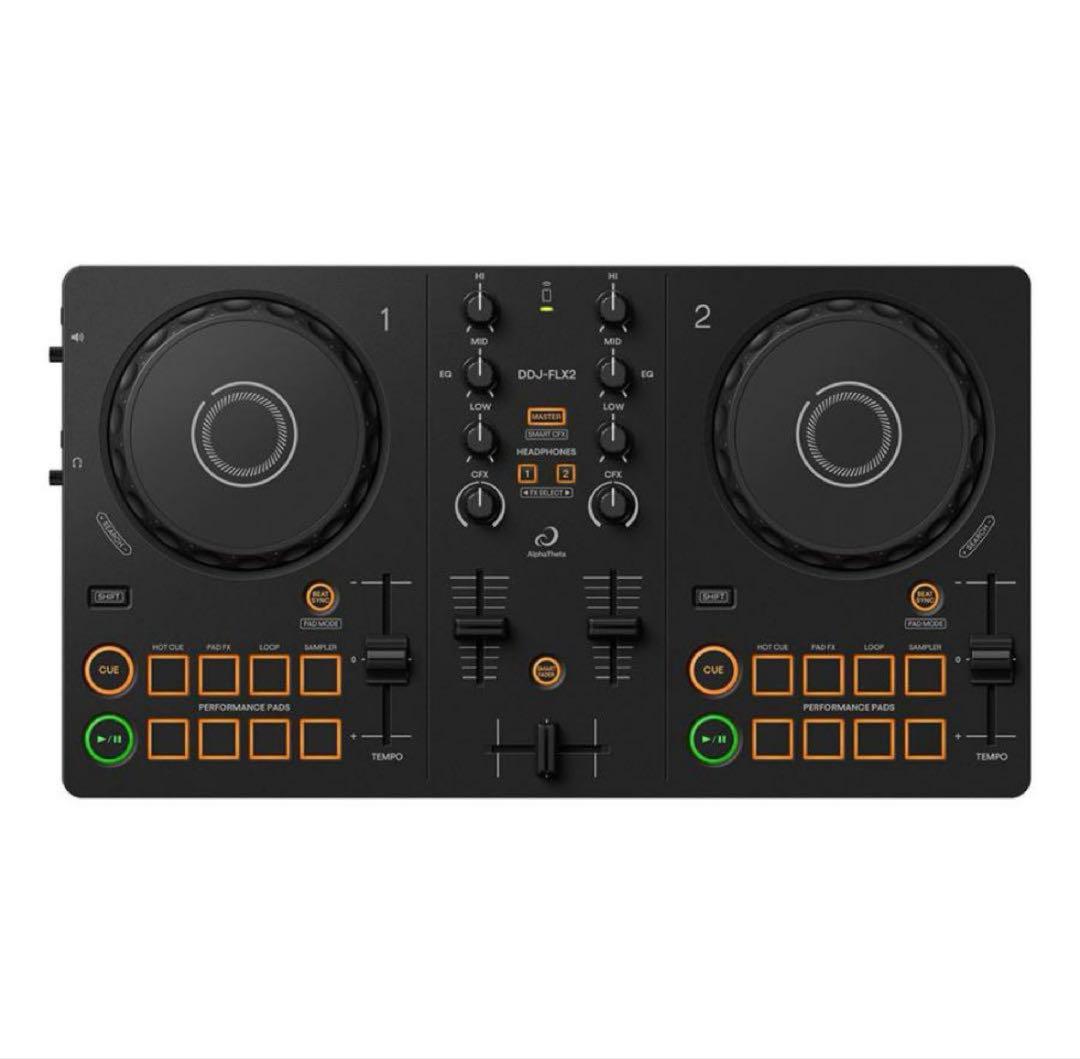 【DDJ FLX-2 DJコントローラー 】 箱・説明書・TypeCケーブル付き コンパクトなDJコントローラー、DDJ-FLX2 の接続方法&使い方をご紹介