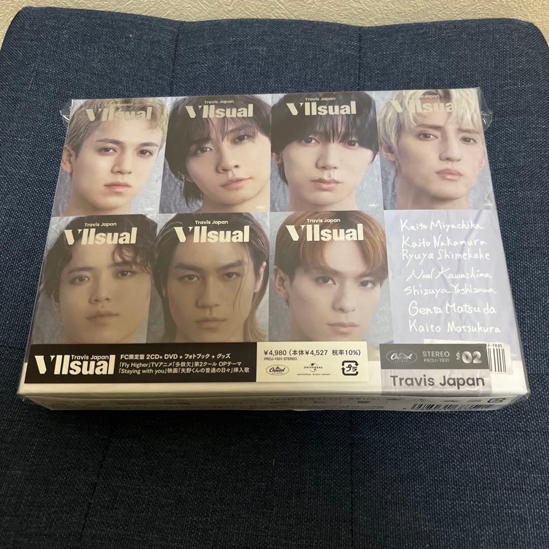 TravisJapan viisual FC限定盤 Travis Japan VIIsual(FC限定盤)/[2CD+Blu-ray]◇B : WebShopびーだま