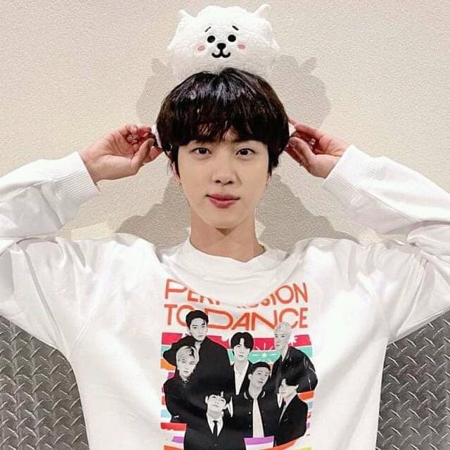 BT21 RJ スタンディングドール ぬいぐるみ bts jin ジン - メルカリ