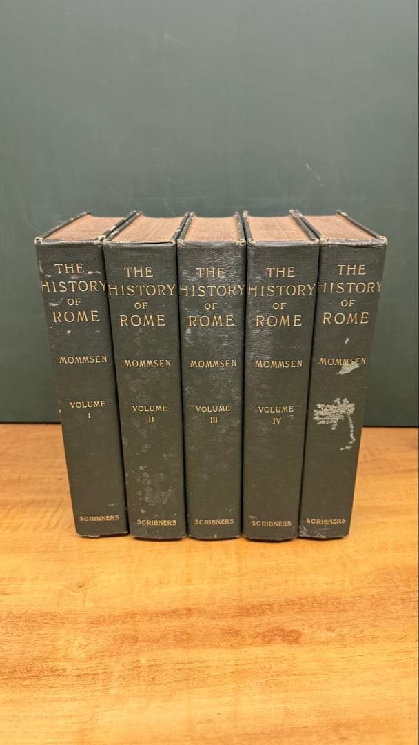 ローマ史　The History of Rome 全5巻 Mommsen著 The History of Rome, Volumes 1-5: Mommsen, Theodore: 9781849023054