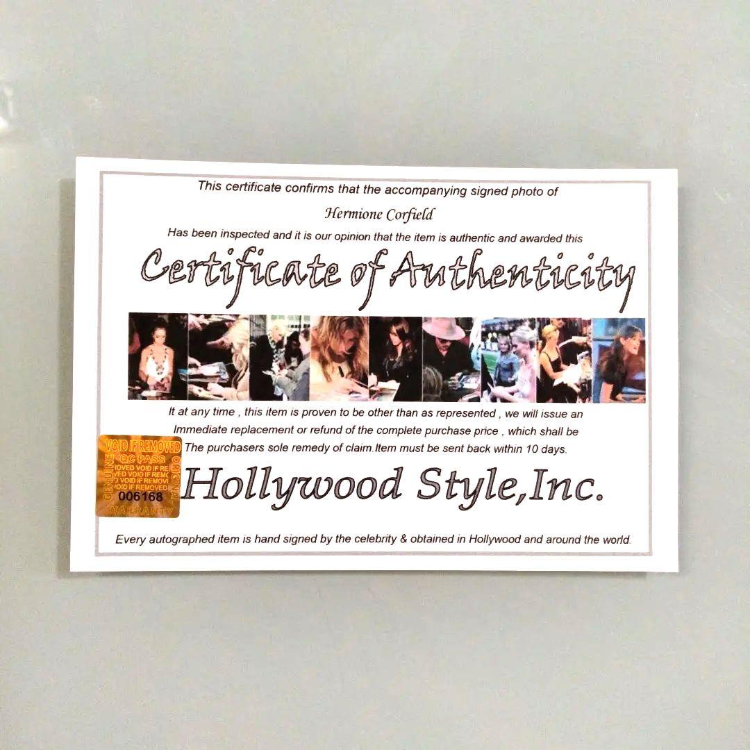 ハーマイオニー・コーフィールド直筆サイン入り大型写真…ミッション