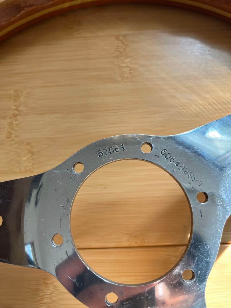 【当時物】ナルディ　36.5π ステアリングホイール　ウッド