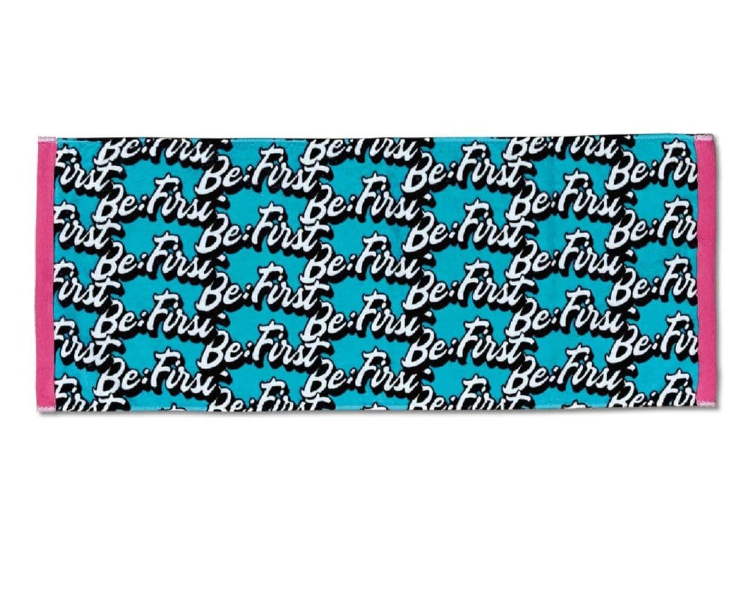 BE:FIRST ロゴフェイスタオル (ティール) - メルカリ