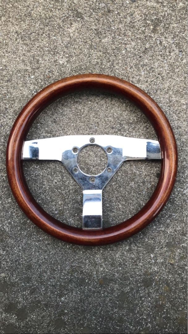 ウッドステアリング ハンドル 29パイ 旧車 - メルカリ