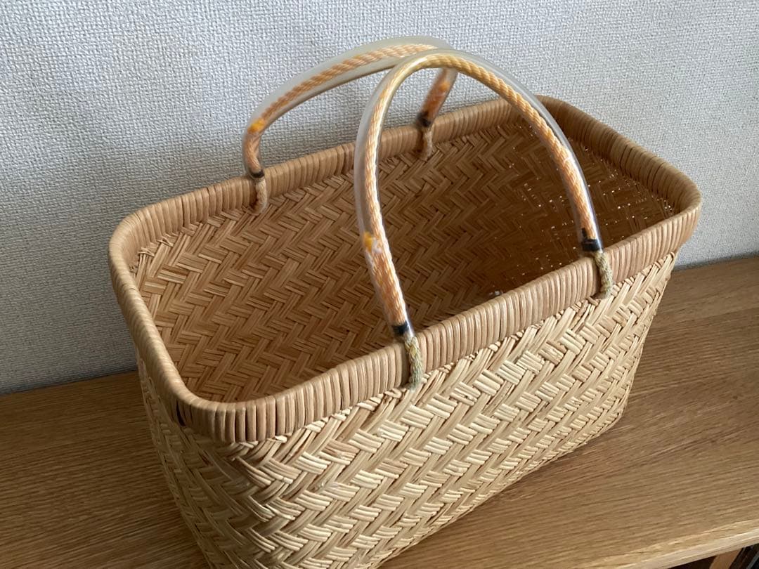 くるもえ様専用】松野屋 篠竹市場カゴ 中サイズ【日本製】 - メルカリ