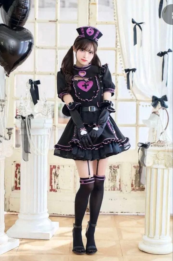 新品】ハートシリンジブラックナース マリームーン パープル - メルカリ