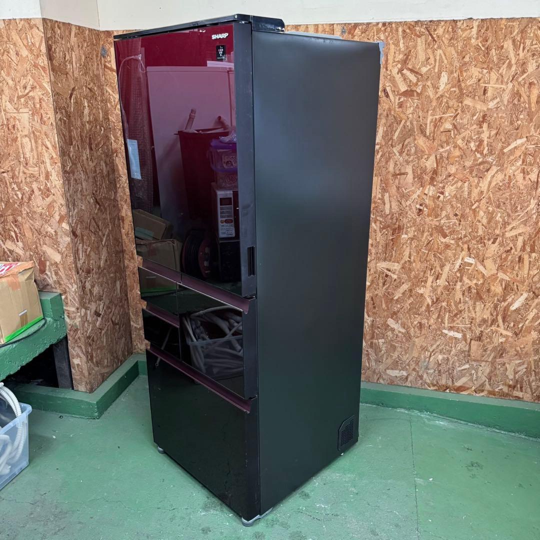 277 シャープ 大型冷蔵庫 500L強 小型 家庭用 自動製氷 右開き