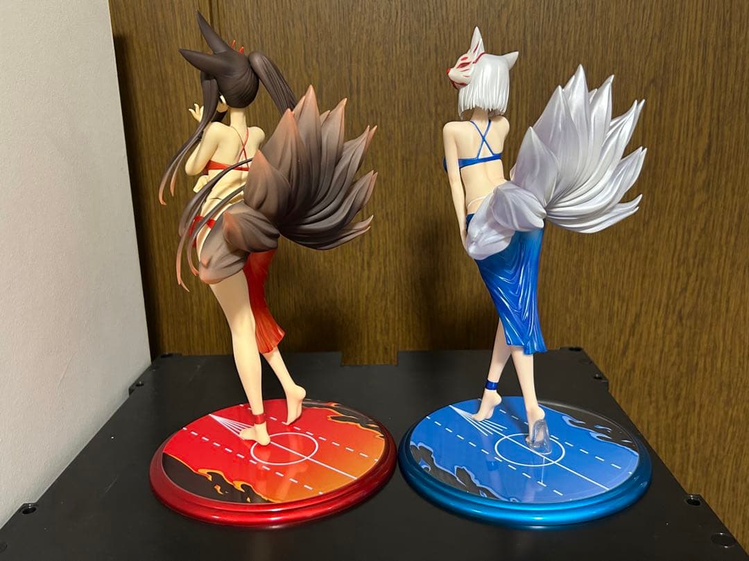 アズールレーン　赤城　加賀　フィギュア　2点　水着