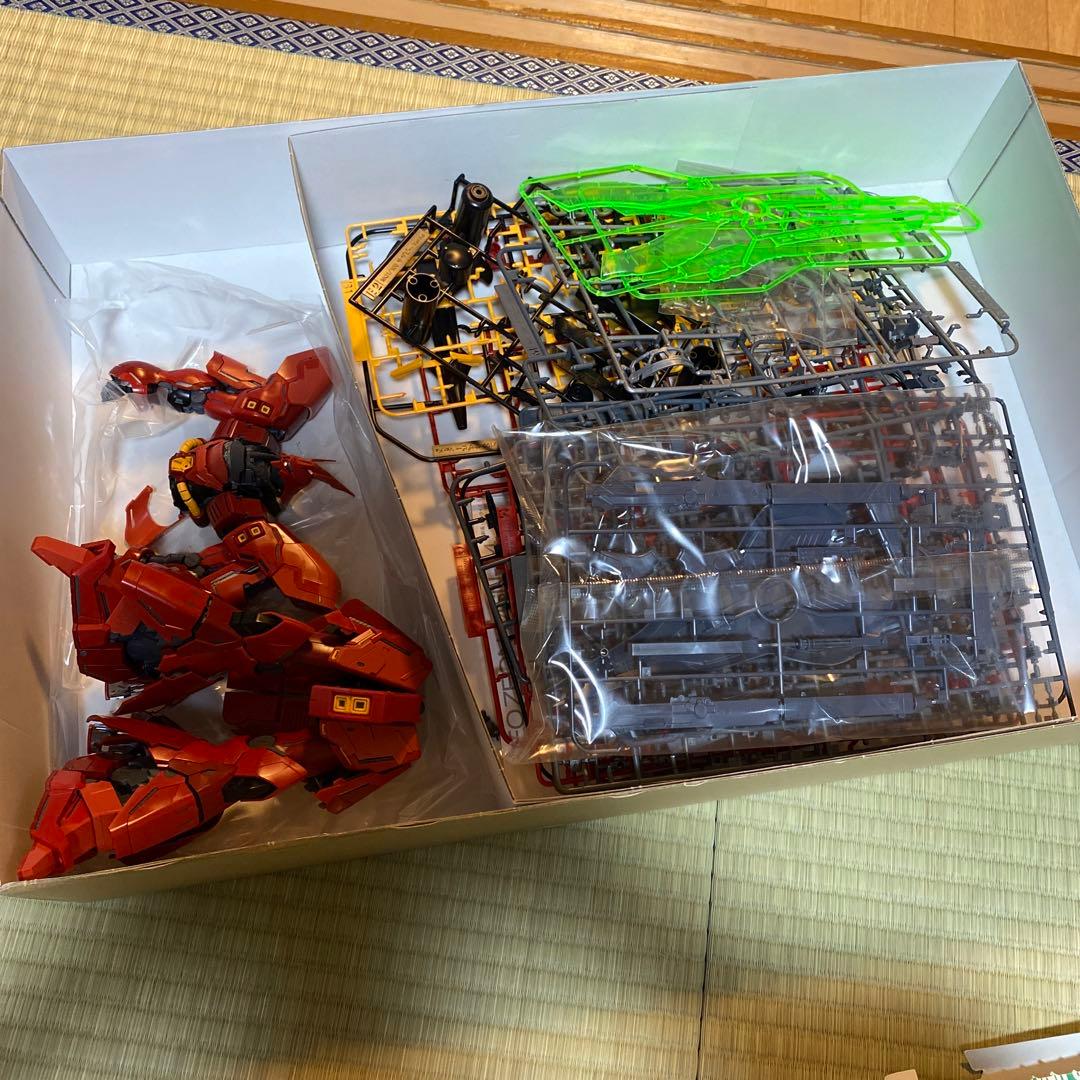 ガンプラ MGサザビー ver.Ka 組立途中ジャンク品 LEDユニット付き