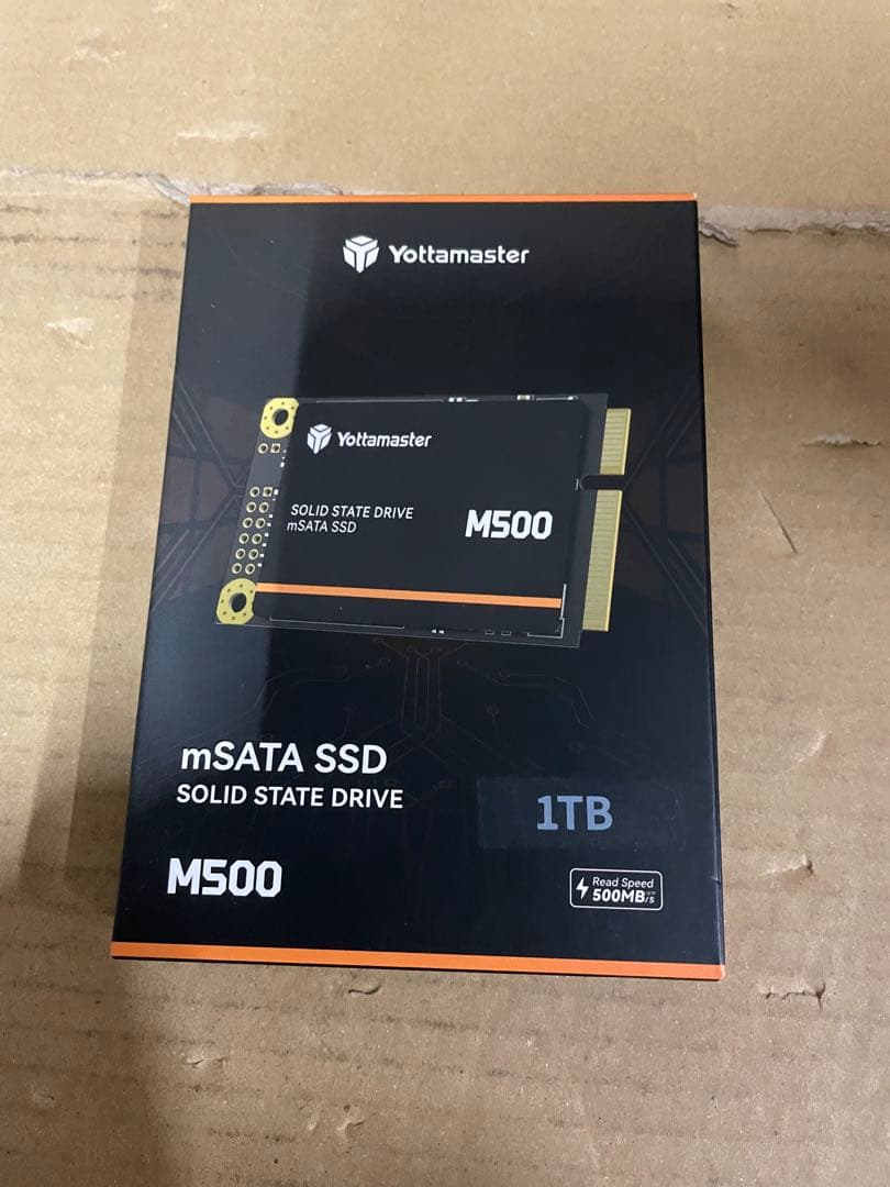 内蔵型SSD Yottamaster M500 1TB mSATA SSD Amazon | Yottamaster M500 1TB mSATA SSD 最大500MB/s 高速読み書き