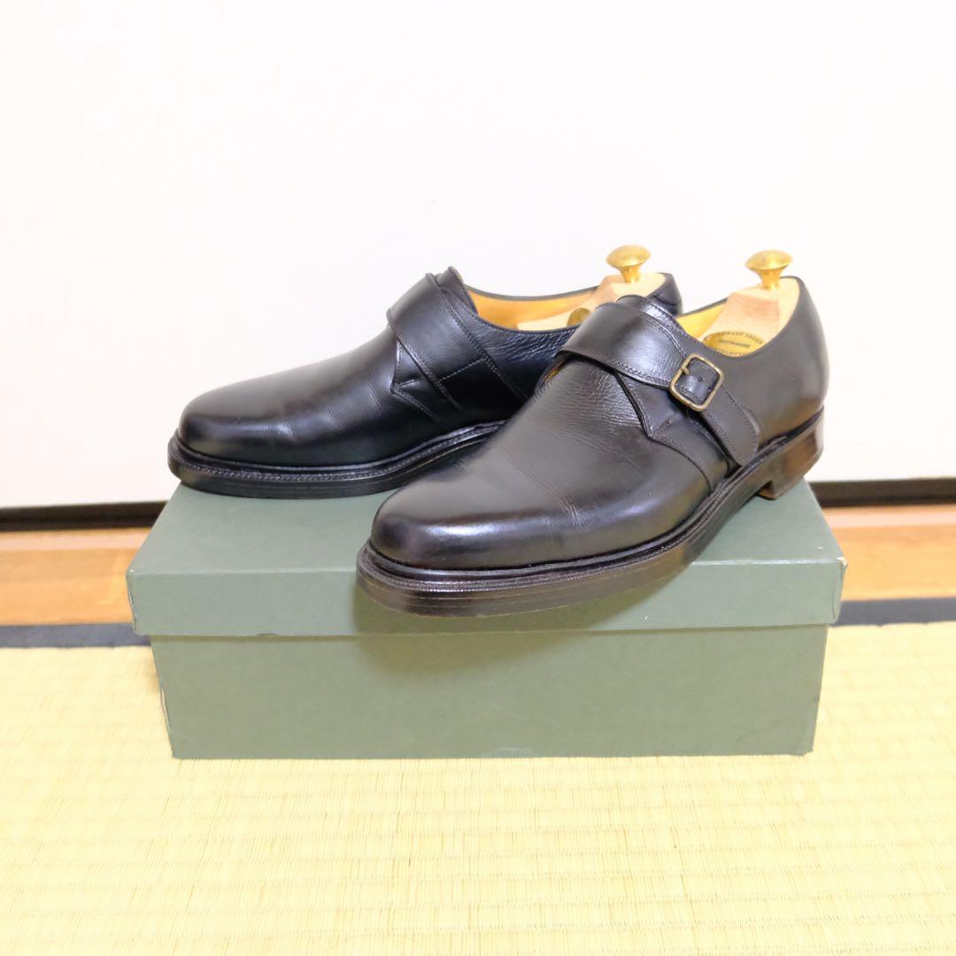 エドワードグリーン 旧ロゴ FALMOUTH モンクストラップ 4046.5D