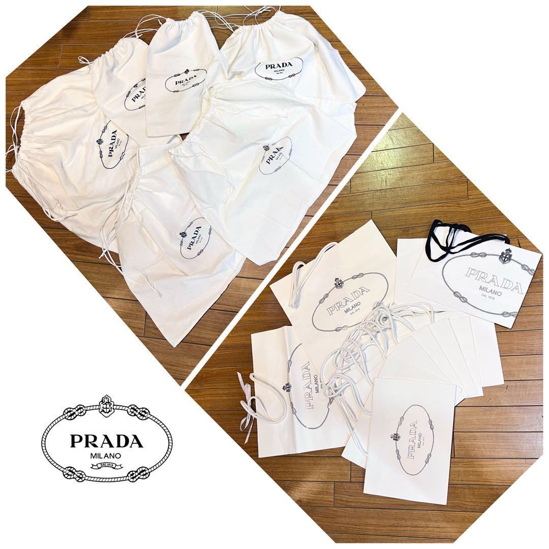 ⭐︎PRADA⭐︎17点セット 巾着布袋6枚+ 手提げ11枚 mi017 楽天市場】プラダ 巾着 袋（カラーベージュ）（バッグ・小物・ブランド