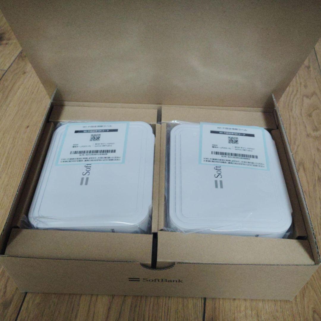 SoftBank 無線LANルーター 5台セット ACアダプター付き
