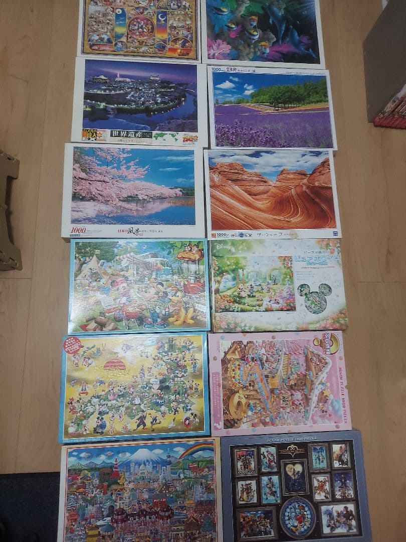 Jigsaw Puzzle ジグソーパズル　Disney　風景　大量　まとめ売り 🧩ジグソーパズル商品紹介🧩 ミッキー& フレンズの500 ピースの
