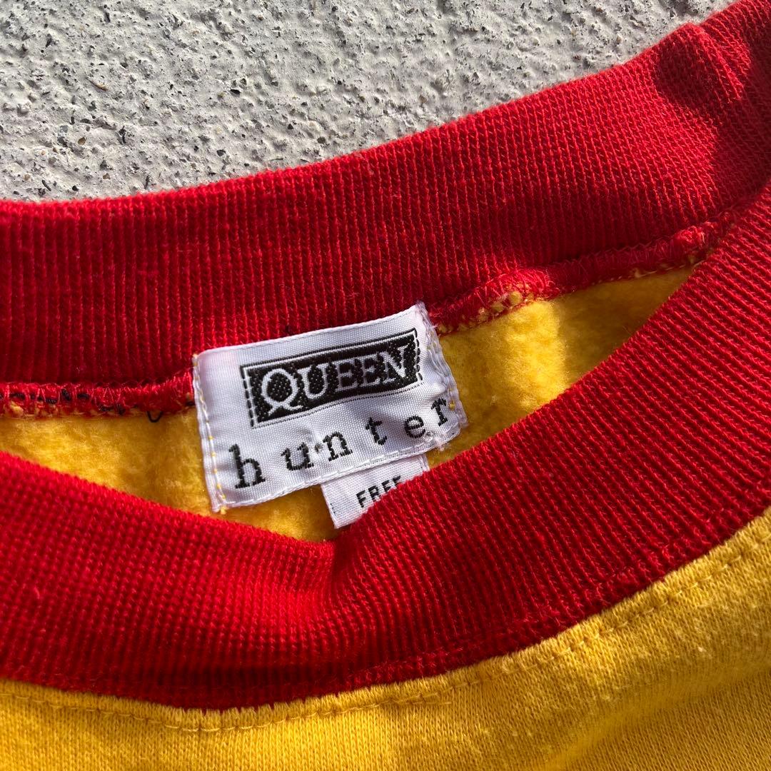 90's PINGU ピングー パーカー スウェット 古着 トラック 赤 黄色