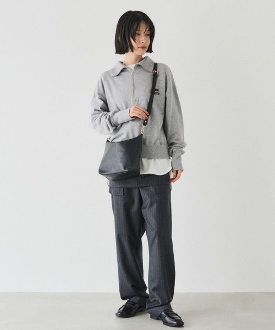 超美品ラシット今期360g・本革ソフトレザーシンプル2wayショルダー