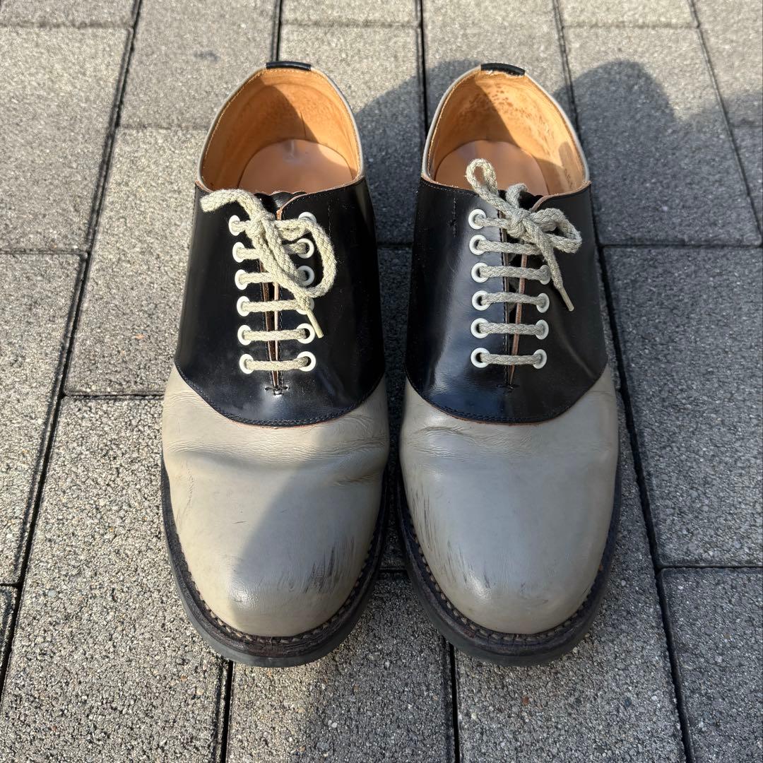 REGAL リーガル サドルシューズ 27.5cm 2051 ブラック×グレー