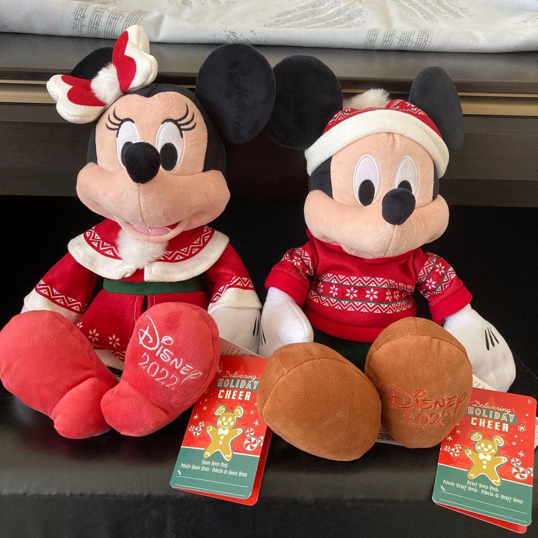 ディズニーストア ミッキー・ミニーぬいぐるみクリスマス2022 - メルカリ