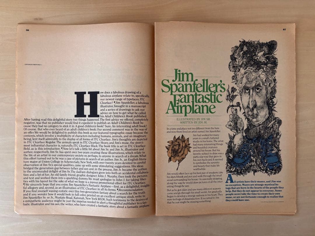 Herb Lubalin ハーブ・ルバーリン ITC会報誌 オリジナル2冊セット