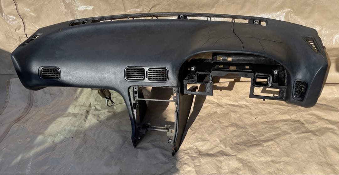 日産 シルビア S13 純正 ダッシュボード/インパネ 黒 エアコン吹出口
