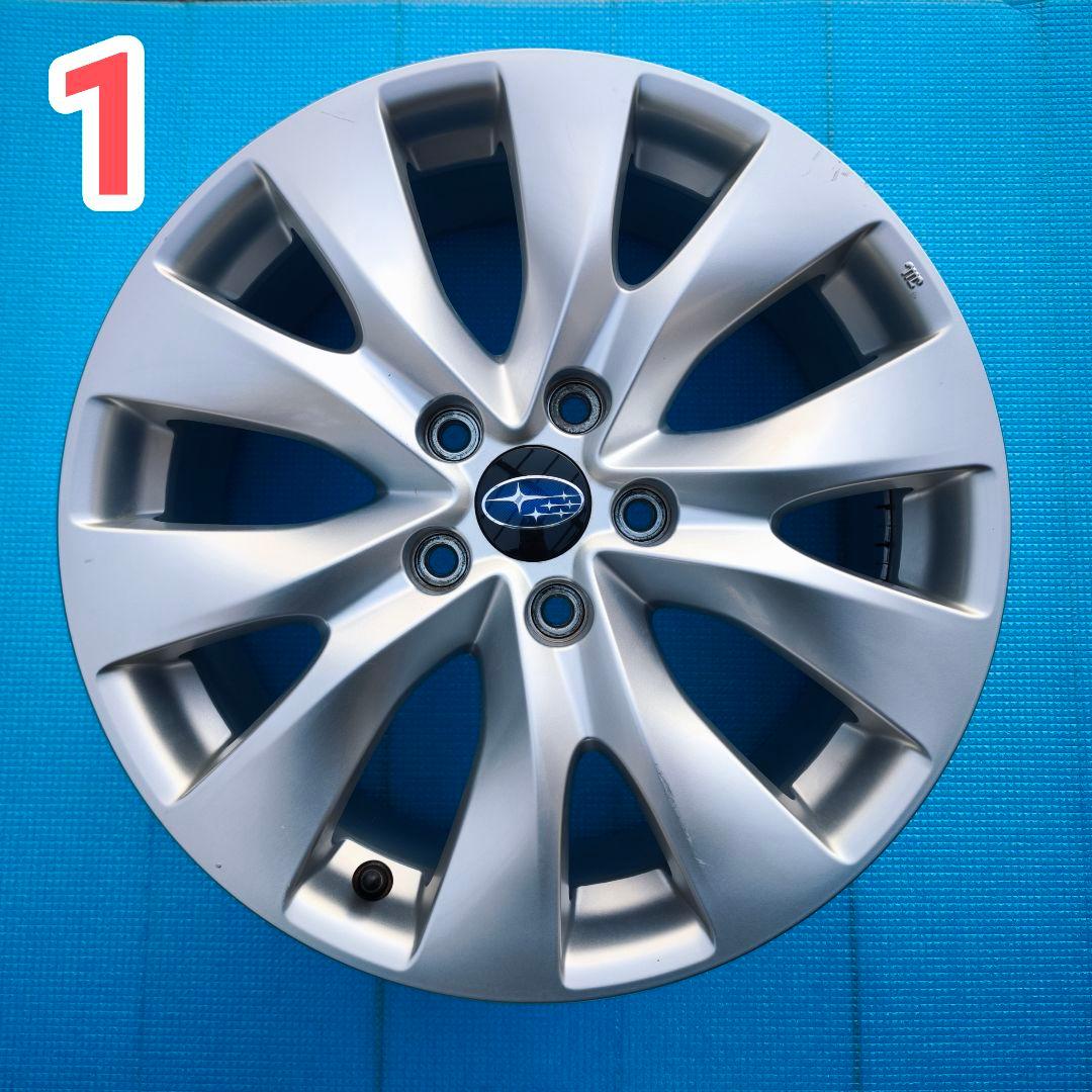 スバル純正　17インチホイール　7.5J+55 PCD114.3 レガシィ純正