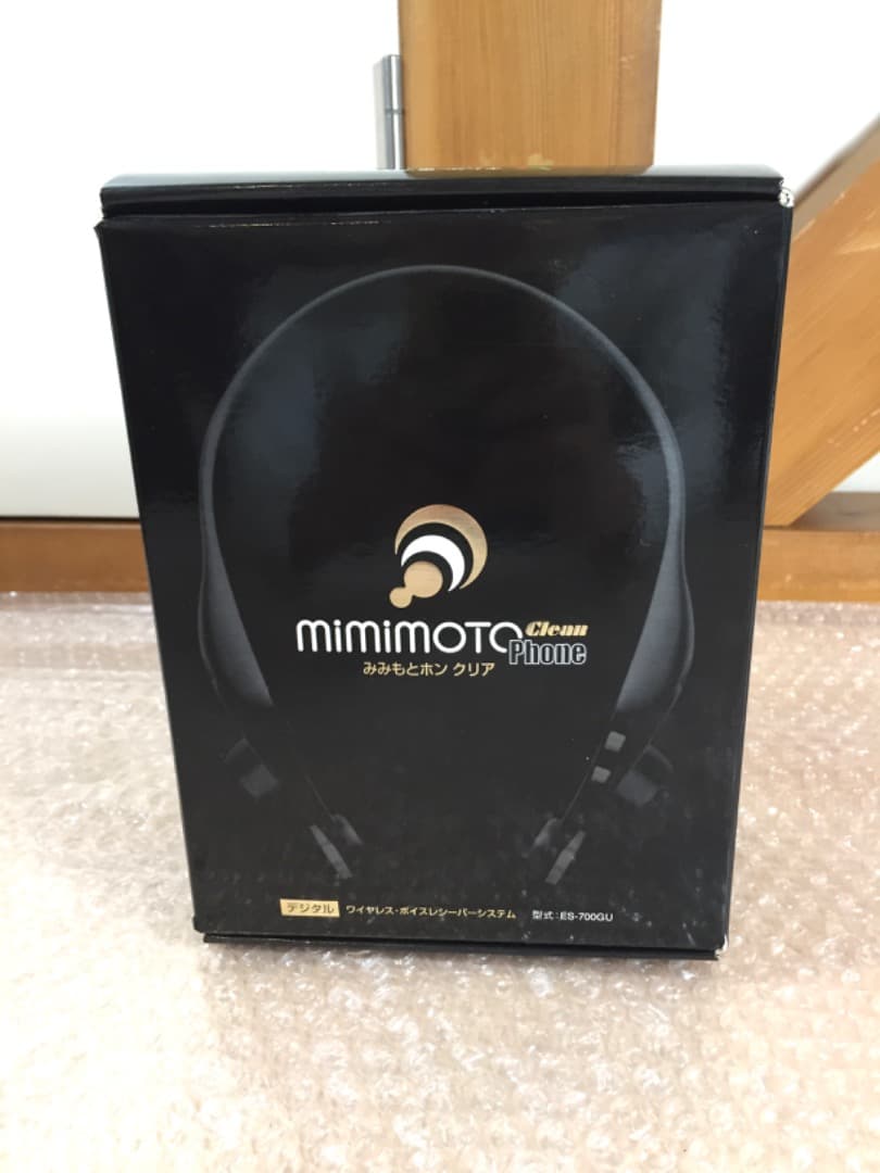 ○本体未開封 みみもとホン クリア ES-700GU 耳に入れない集音器・助聴器
