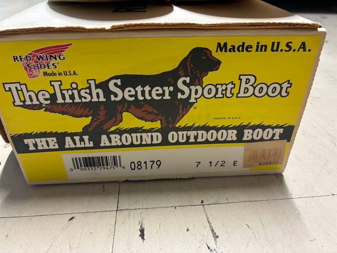 x*様 【犬タグ箱付き98年】レッドウィング 8179 アイリッシュセッター
