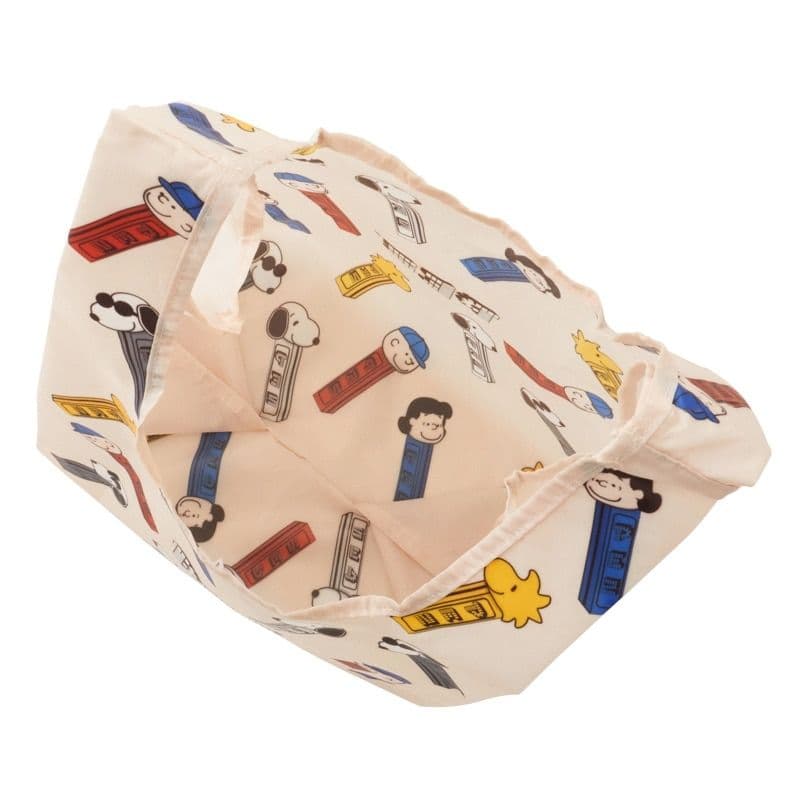 新品タグ付】スヌーピー PEANUTS PEZ ペッツ ポーチ付きエコバッグ