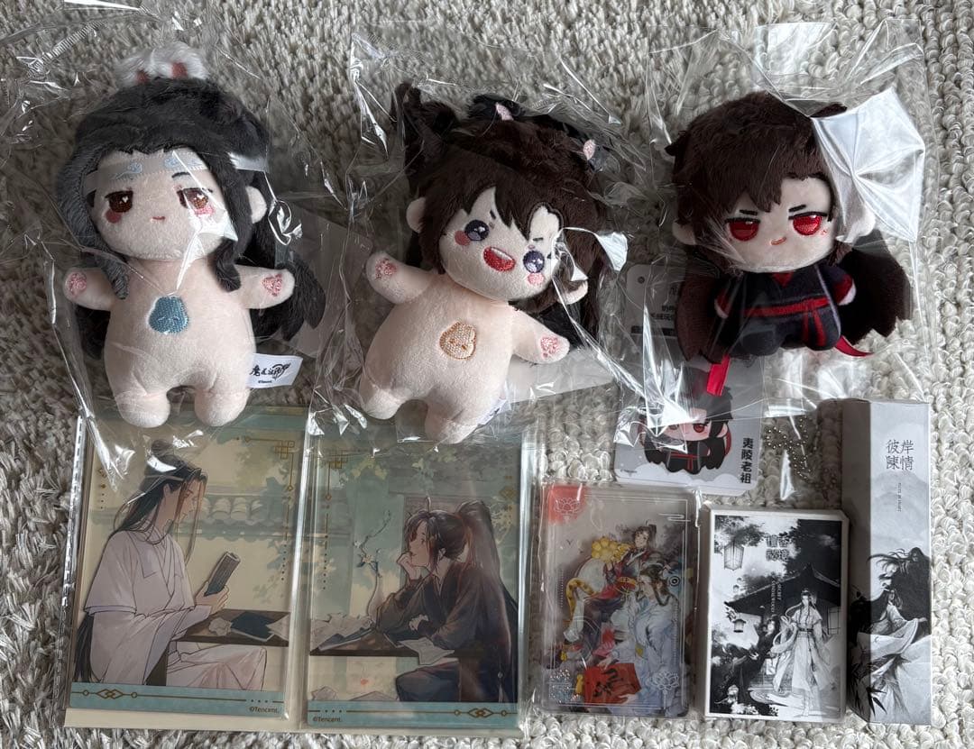 魔道祖師 ぬいぐるみ 香水 抽選販売 】魔道祖師（kaze） ☆ ぬいぐるみセット（魏无羡 & 蓝忘机