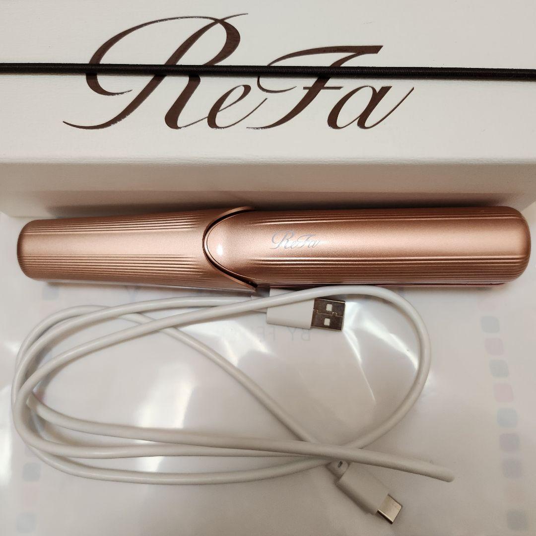 ReFaリファ フィンガーアイロン ミニアイロン ピンク - メルカリ